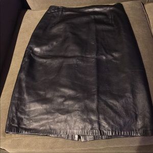 Leather Skirt